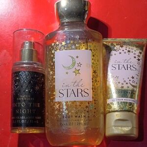 Bath & Body Works In The Stars Body Wash & Cream Into The Night Fragrance